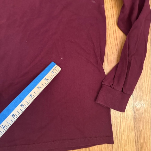 Virginia Tech Hokies Shirt Men Size M Maroon Tee Long Sleeve by MV sport (c6 - Picture 9 of 9
